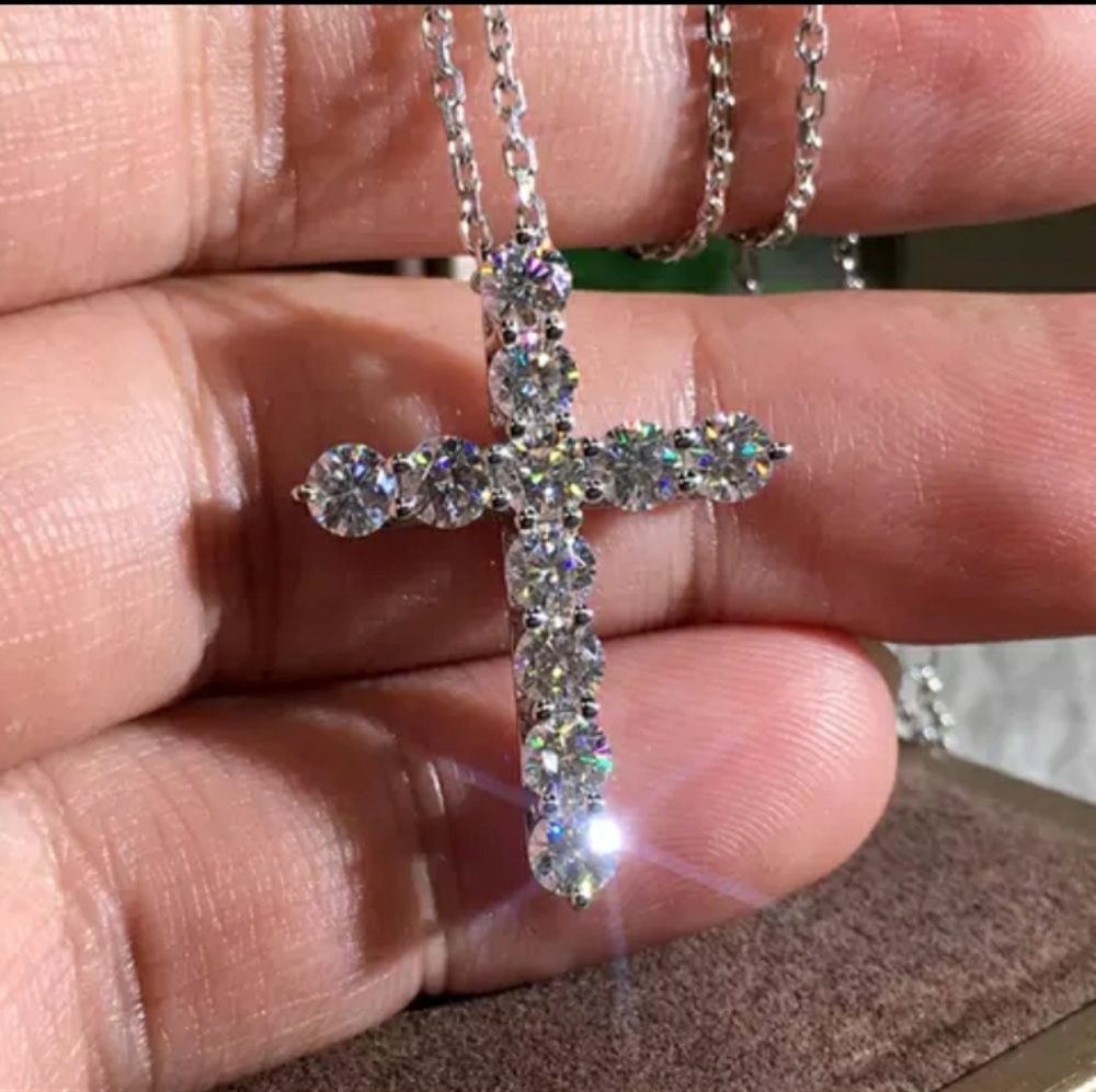 Silver Cross Necklace